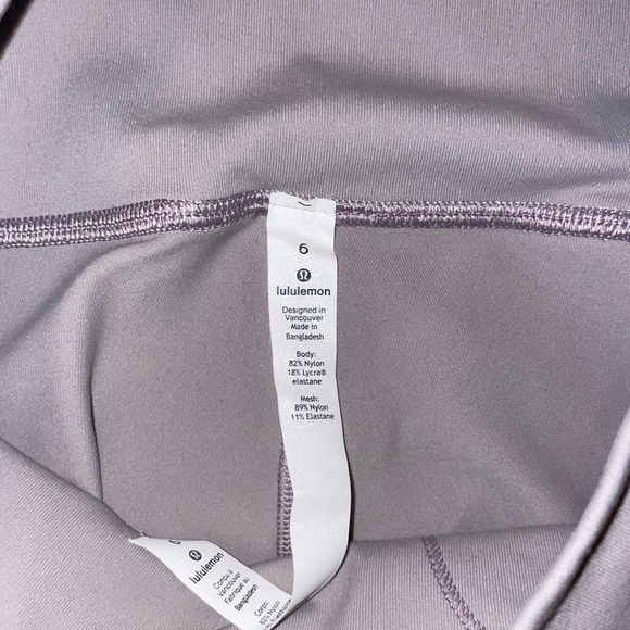 Lululemon Wunder Under - Tech Mesh - Chrome - Picture 3 of 3